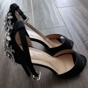 Lulus high heels with rhinestones